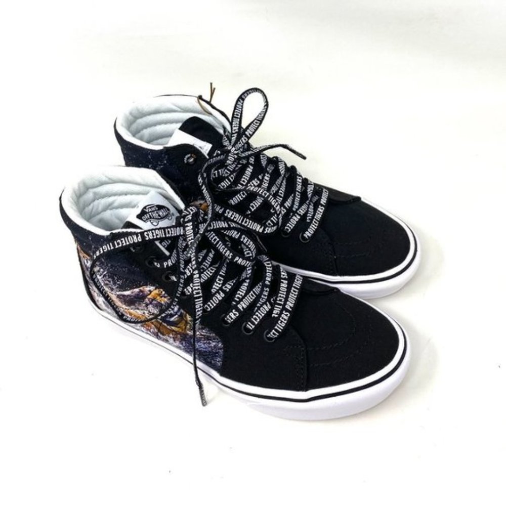VANS SK8-HI Discovery Comfycush Shoes Womens Black Skate Canvas Size VN0A3WMB9EF - Picture 3 of 10